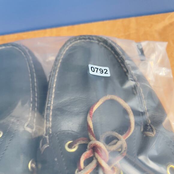 Timberland Loafers Men 13 Navy Blue 2 Eye Classic Boat Shoes #74036 Earthkeepers - Picture 9 of 9